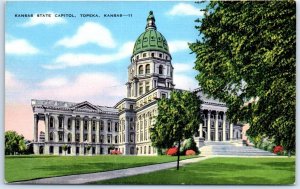 Postcard - Kansas State Capitol - Topeka, Kansas