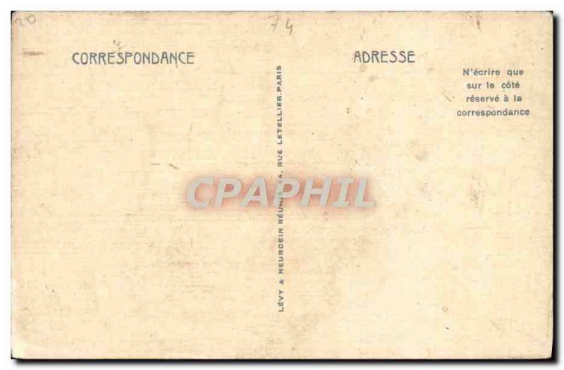 Old Postcard Argentieres and Mont Blanc