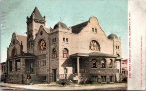 postcard  California - First Christian Church, Watsonville