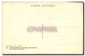 Old Postcard Our Beautiful surroundings Alps Digne Les Bains Clutes Barles