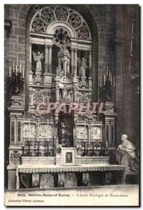 Old Postcard Sainte Anne of Auray The privileged altar of St. Anne