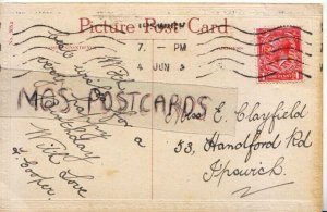 Genealogy Postcard - Clayfield - 53 Handford Road, Ipswich, Suffolk - Ref. R764