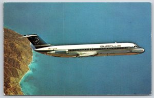 Airplanes~Sudflug German Airline McDonnell Douglas DC-9-32~Vintage Postcard