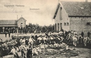 Netherlands Legerplaats Harskamp Avondconcert Vintage Postcard 04.06