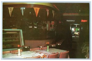 Tiara Sea Food Restaurant Interior Scene Pounce Puerto Rico Vintage Postcard 