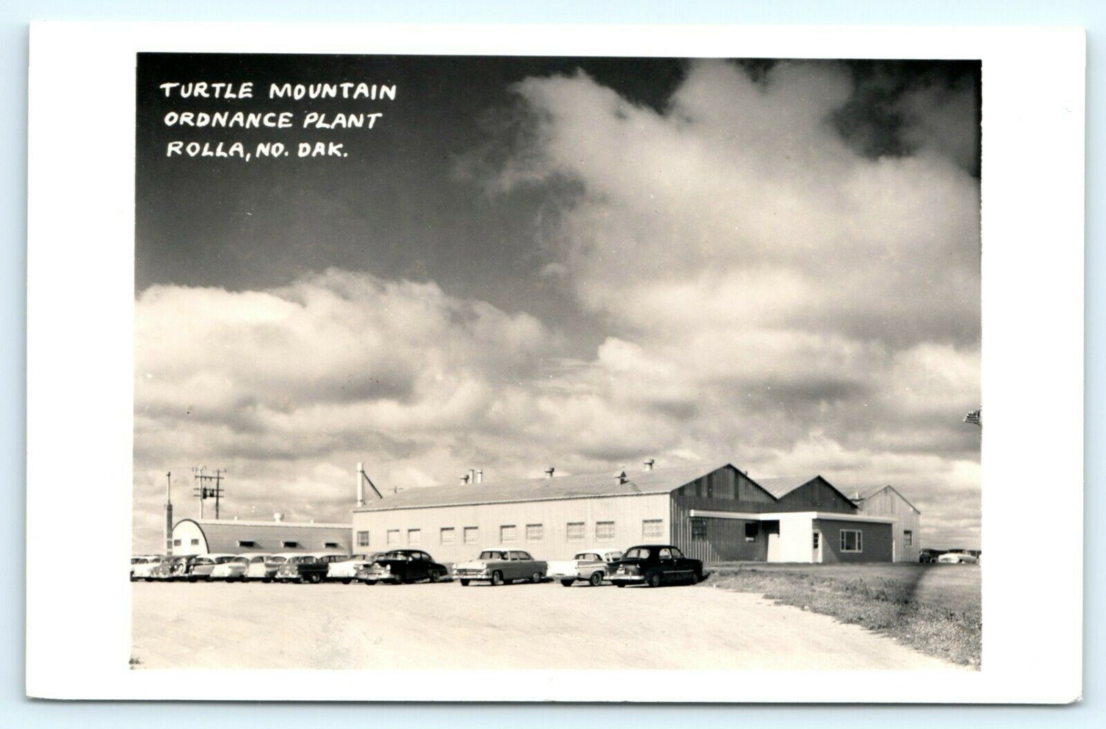 1950s Rolla North Dakota Turtle Mountain ORDNANCE PLANT ND Real