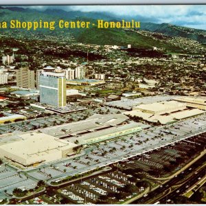 c1950s Honolulu, HI Ala Moana Shopping Center Mall Movie Supply Chrome Card A216