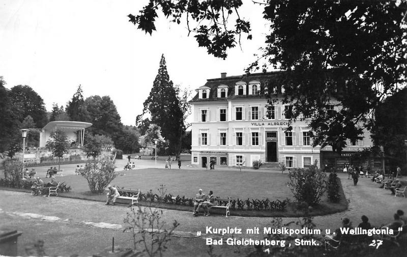 BR52813 Kurplatz mit musikpodium u Wellingtonia Bad Gleichenberg     Austria