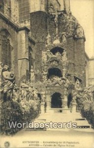 Kalvarieberg der St Pauluskerk Antwerpen Belgium Postcard
