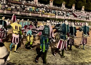 Italy Firenze Footbal In Sixteenth Century Costumes