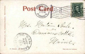 Antique Postcard Hilo Hawaii HI Waiakea River