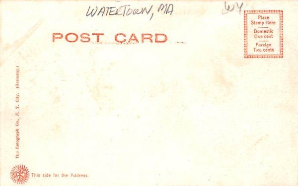 The Charles River Watertown, Massachusetts Postcard