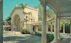 USA Spreckels Organ Balboa Park San Diego Chrome Vintage Postcard 07.54