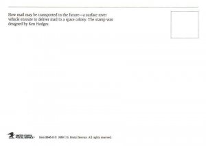 VINTAGE POSTCARD CONTINENTAL SIZE FUTURE MAIL TRANSPORT USPS POSTAL CARD