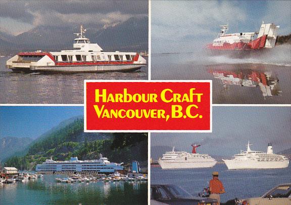 Some Of The Harbour Craft In Vancouver British Columbia Canada