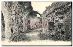 Postcard Ancient Roman ruins Frejus the gallery Arenes