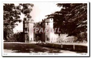 Postcard Ancient Gatehouse Bishop & # 39s Palace Wells