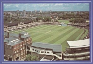 Lords Ground Panoramic Birds Eye  Cricket Postcard