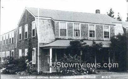 Real Photo - Baycrest Dining Room in Harborside, Maine