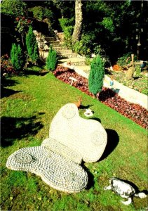 St Brelade, Jersey  SHELL BUTTERFLY~GARDENS Channel Islands  4X6 Postcard