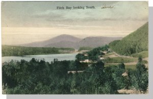 Fitch Bay, Quebec, Canada Postcard, Looking South/Mountains