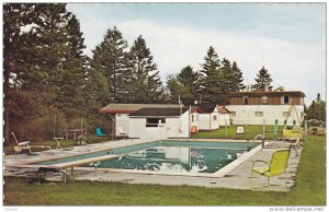 Swimming Pool,  Hotel Fontainebleau,  St-Roch de Mekinac,  Quebec,  Canada,  ...