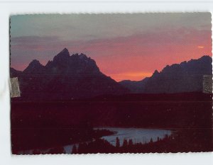 Postcard Teton Sunset, Grand Teton National Park, Wyoming