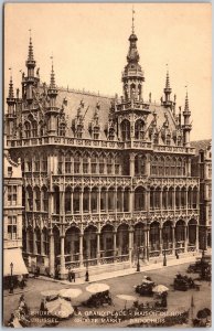 Bruxelles La Grand Place Maison Du Roi Brussels Belgium Museum Postcard