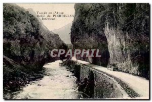 Vallee de l & # 39aude Postcard Old Stone Defile Lys Interior