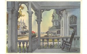 picturesque porch, Colonial Hotel in Cape May, New Jersey