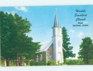 Pre-1980 CHURCH Festina by Calmar & West Union & Decorah IA AD0611