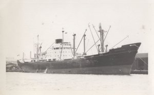 Shropshire Bibby Line Ship Boat Vintage Rare Photo