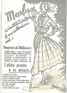 00486 - CARTOLINA d'Epoca - PUBBLICITARIA Illustrata: MILANO - Negozi MARLYX