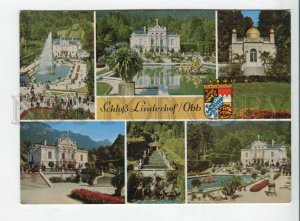 442288 Germany Linderhof Palace tourist advertising Old postcard