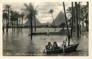 Egypt Cairo native scene during the inundation photo postcard