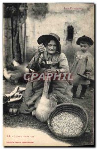 Old Postcard Folklore Cramming d & # 39A Goose Pyrenees TOP