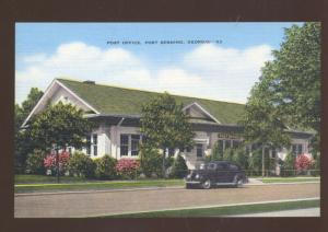 FORT BENNING GEORGIA UNITED STATES POST OFFICE VINTAGE POSTCARD