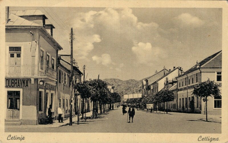 Montenegro Cetinje Vintage Postcard 08.35 