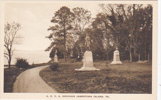 Virginia Jamestown Island A P V A Grounds Jamestown Island Albertype