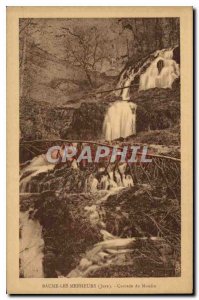 Postcard Old Baume les Messieurs Jura Cascade Mill