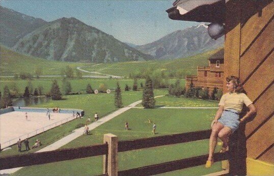 Outdoor Ice Skating In Summer Sun Valley Idaho