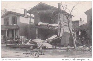 Ohio Dayton Flood Scene Flood March 1913