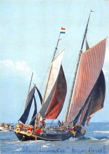 BT12479 seiling vesels the dumersee ship bateaux