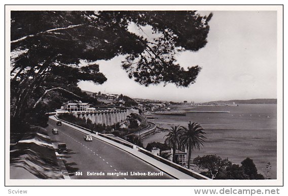 RP, Estrada Marginal Lisboa-Estoril, LISBOA, Portugal, 1920-1940s