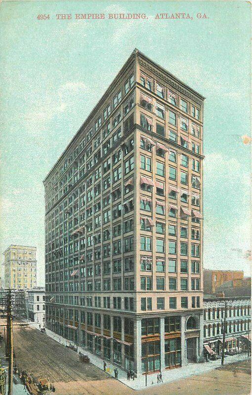 Atlanta Georgia Empire Building C-1910 Postcard Selige 3514