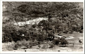 RPPC View of the Greenbrier, White Sulphur Springs WV Vintage Postcard B15