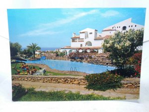 El Capistrano Swimming Pool and Holiday Villlage Nerja Spain Vintage Postcard