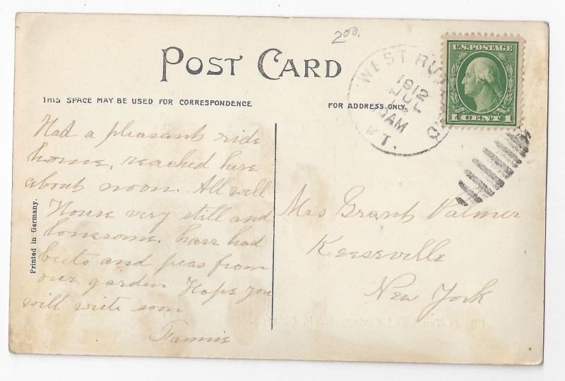 Chicago Illinois Trust and Savings Bank 1912 Postcard