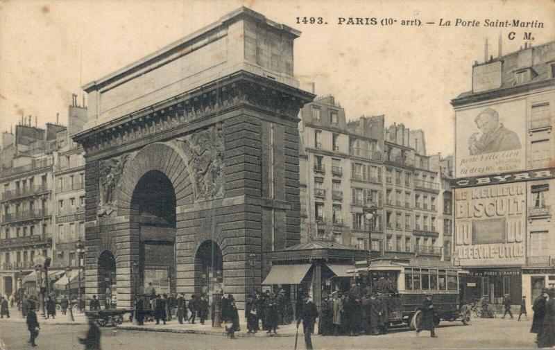 France Paris La Porte Saint Martin 01.73