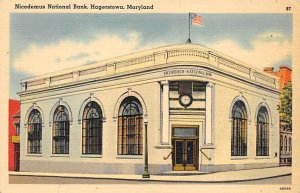 Nicodemus National Bank Hagerstown, Maryland MD s 